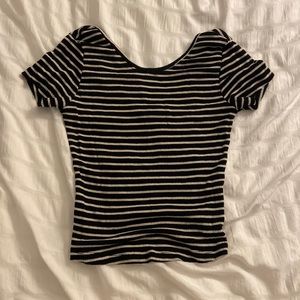Brandy Melville Striped Crop top